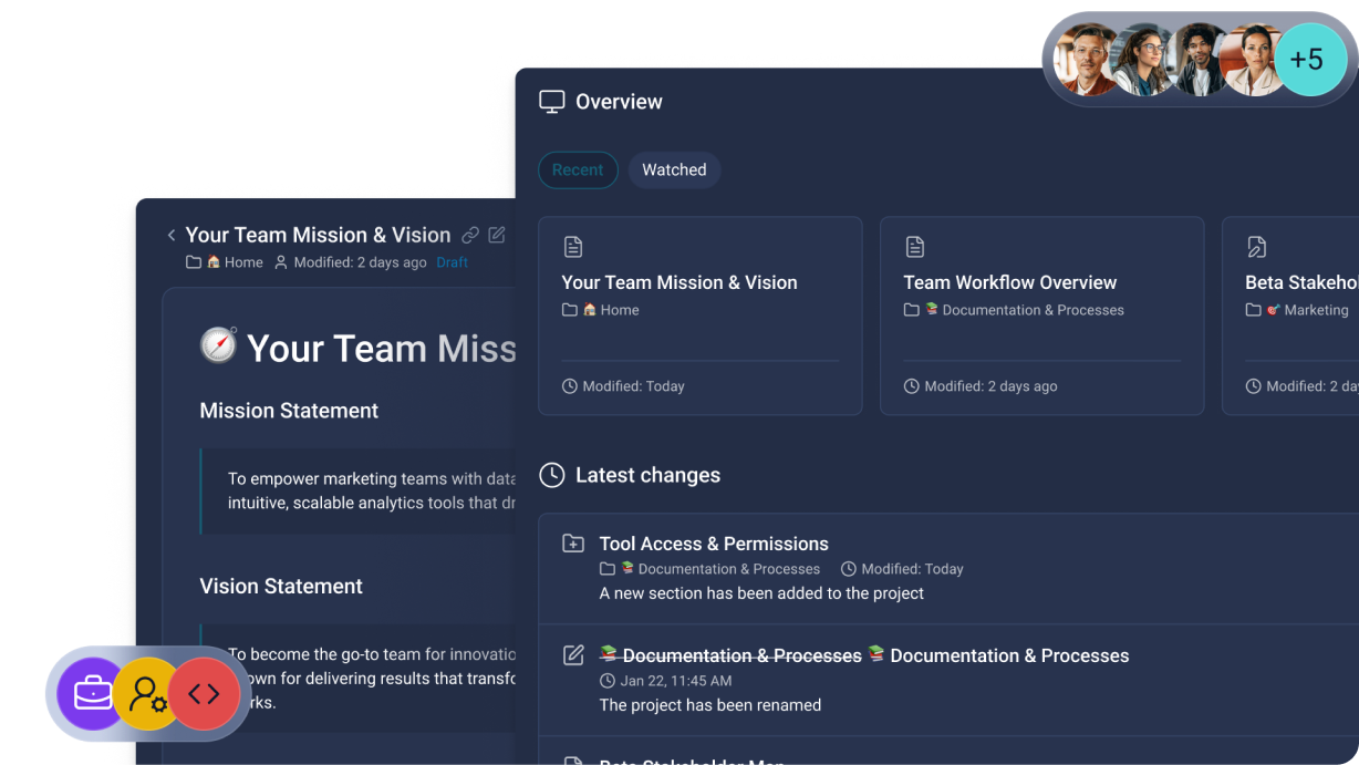 Documents solution interface
