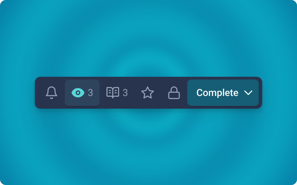 Request tracking interface